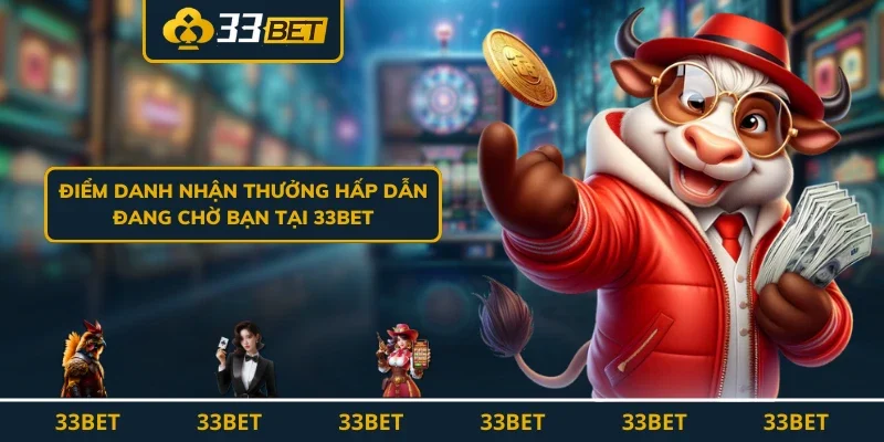 Điểm Danh Nhận Thưởng Hấp Dẫn Đang Chờ Bạn Tại 33BET